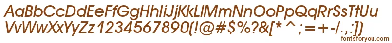 AvantGardeMediumItalic Font – Brown Fonts