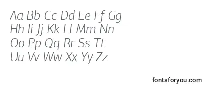 PfagorasansproLightitalic Font