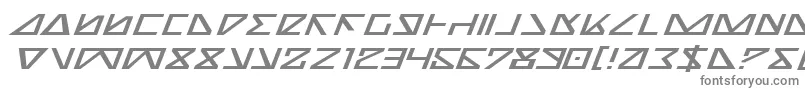 Nickei-fontti – harmaat kirjasimet valkoisella taustalla