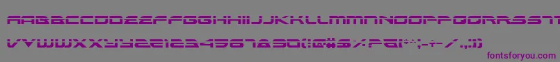 AlexisLaser Font – Purple Fonts on Gray Background
