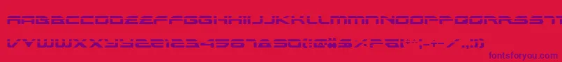 AlexisLaser Font – Purple Fonts on Red Background