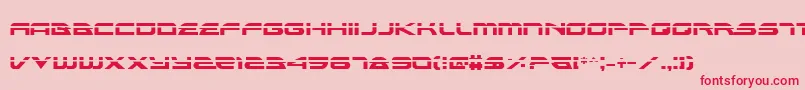 AlexisLaser Font – Red Fonts on Pink Background