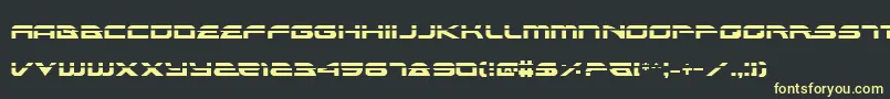 fuente AlexisLaser – Fuentes Amarillas Sobre Fondo Negro