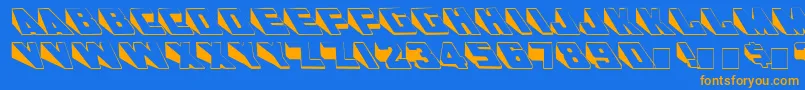 More about WedgieMedium Font WedgieMedium Font – Orange Fonts on Blue Background