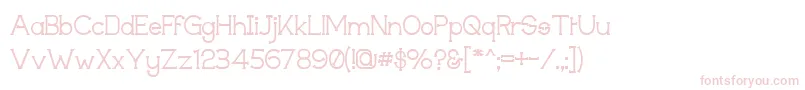 Techigm Font – Pink Fonts on White Background
