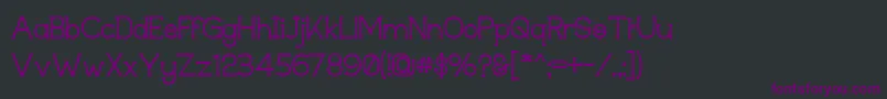 Techigm Font – Purple Fonts on Black Background