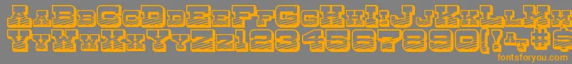 fuente DryGoodsEmporiumSmcJl – Fuentes Naranjas Sobre Fondo Gris