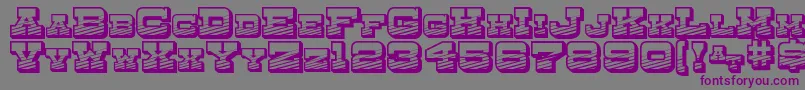 DryGoodsEmporiumSmcJl Font – Purple Fonts on Gray Background
