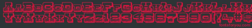 DryGoodsEmporiumSmcJl Font – Red Fonts on Black Background
