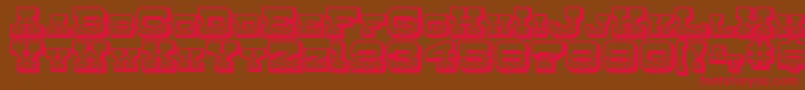 DryGoodsEmporiumSmcJl Font – Red Fonts on Brown Background