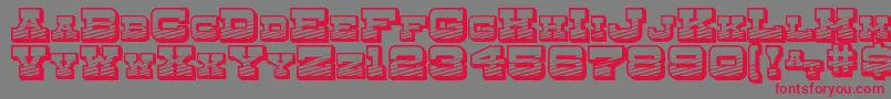 DryGoodsEmporiumSmcJl Font – Red Fonts on Gray Background