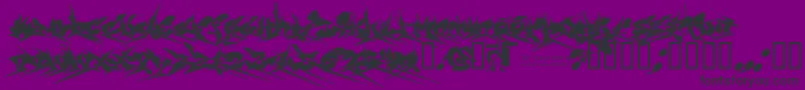 More about Chasezenjackulator Font Chasezenjackulator Font – Black Fonts on Purple Background