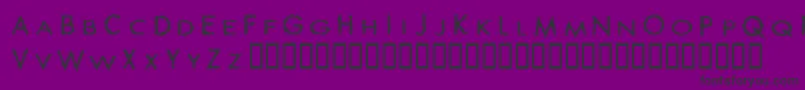 Spatc Font – Black Fonts on Purple Background