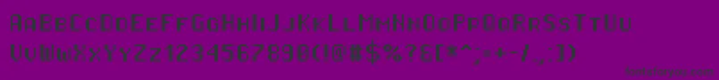 Pixeloperatorhbsc Font – Black Fonts on Purple Background