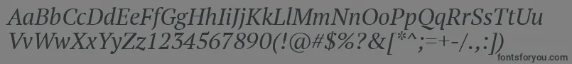 Ptf56f Font – Black Fonts on Gray Background