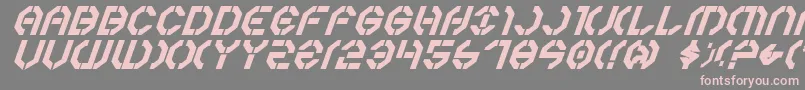 Y3kbi Font – Pink Fonts on Gray Background