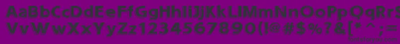 SoundsEroded Font – Black Fonts on Purple Background