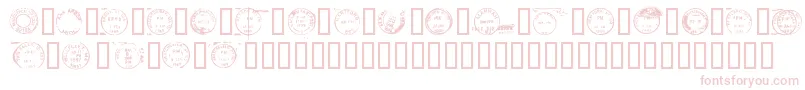 Deadlotn Font – Pink Fonts on White Background