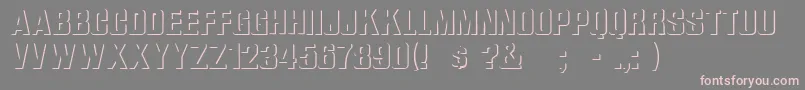 WhataRegular Font – Pink Fonts on Gray Background