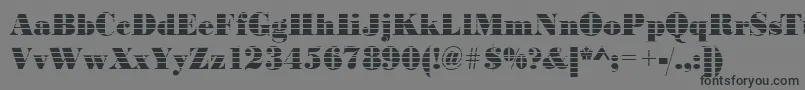 BodoniinkjetRegular Font – Black Fonts on Gray Background