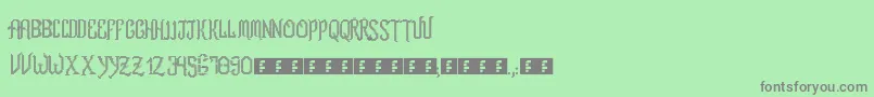 RomFtlLcd Font – Gray Fonts on Green Background