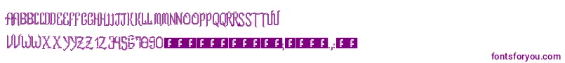 RomFtlLcd-fontti – violetit fontit