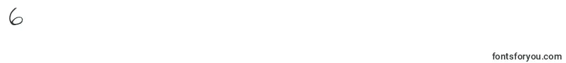 MarshRegular-Schriftart – Schriften für die Ziffer 6