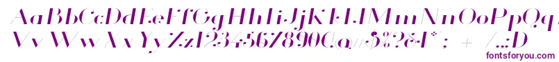 Glamor Lightextendeditalic Font – Purple Fonts