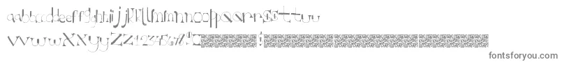 Retrotastic-Schriftart – Graue Schriften auf weißem Hintergrund