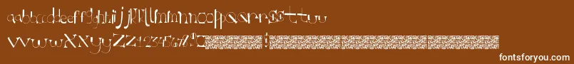 More about Retrotastic Font Retrotastic Font – White Fonts on Brown Background