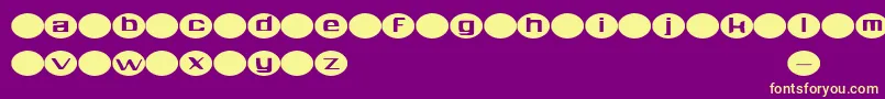 Aylmer Font – Yellow Fonts on Purple Background