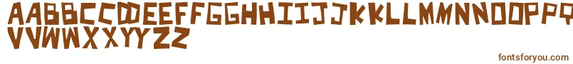 CutItOut Font – Brown Fonts