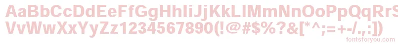 HeiseikakugostdW9 Font – Pink Fonts on White Background