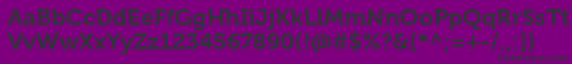 MuseoForDellBold Font – Black Fonts on Purple Background