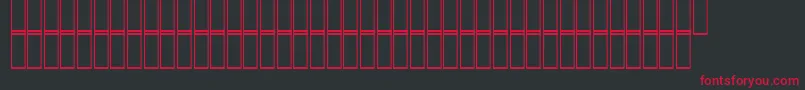 TruckConkyChooDriver Font – Red Fonts on Black Background