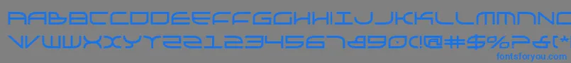 Galgabold Font – Blue Fonts on Gray Background