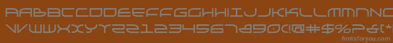 Galgabold Font – Gray Fonts on Brown Background