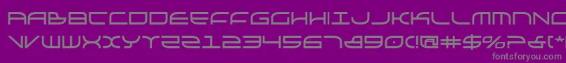 Galgabold Font – Gray Fonts on Purple Background