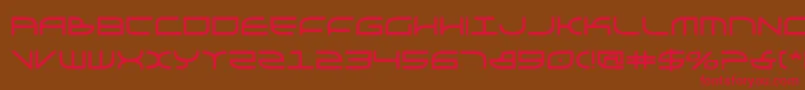 Galgabold Font – Red Fonts on Brown Background