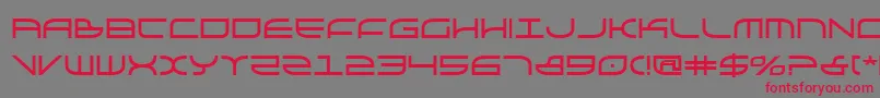 Galgabold Font – Red Fonts on Gray Background