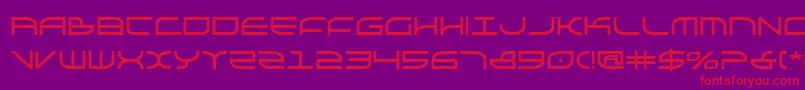More about Galgabold Font Galgabold Font – Red Fonts on Purple Background