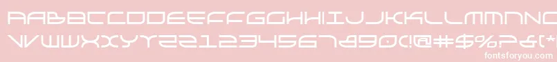 Galgabold Font – White Fonts on Pink Background