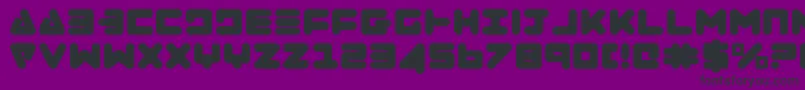 Zealot Font – Black Fonts on Purple Background