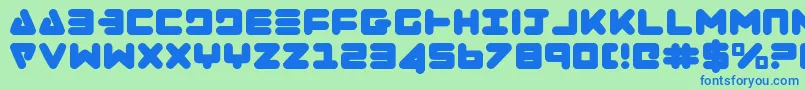 Zealot Font – Blue Fonts on Green Background