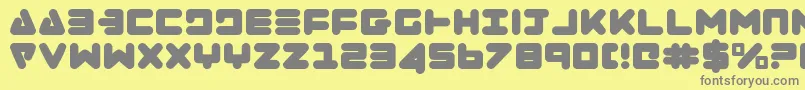 Zealot Font – Gray Fonts on Yellow Background
