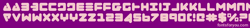 Zealot Font – Pink Fonts on Purple Background