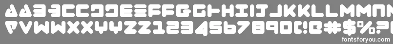 Zealot Font – White Fonts on Gray Background