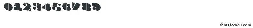 BraggatitulspdnRegular Font – Fonts for Numbers and Digits
