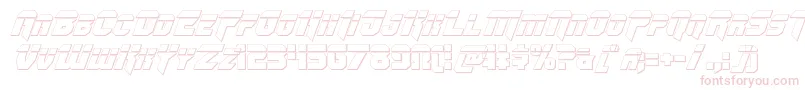 More about Omegaforcebulletital12 Font Omegaforcebulletital12 Font – Pink Fonts on White Background