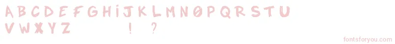 Notadrop Font – Pink Fonts on White Background